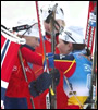 Первое место в эстафете на Чемпионате мира 2004 (Оберхоф, Германия) выиграла женская сборная Норвегии: Гро Марит Истад-Кристиансен, Линда Тьором, Гунн Маргит Андреассен и Лив Грет Пуаре
